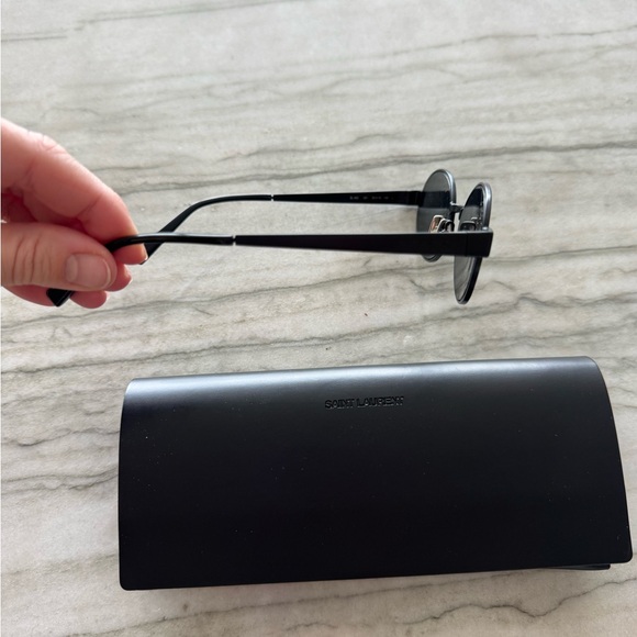 Saint Laurent Black Round Sunglasses - Style SL692 main image 12